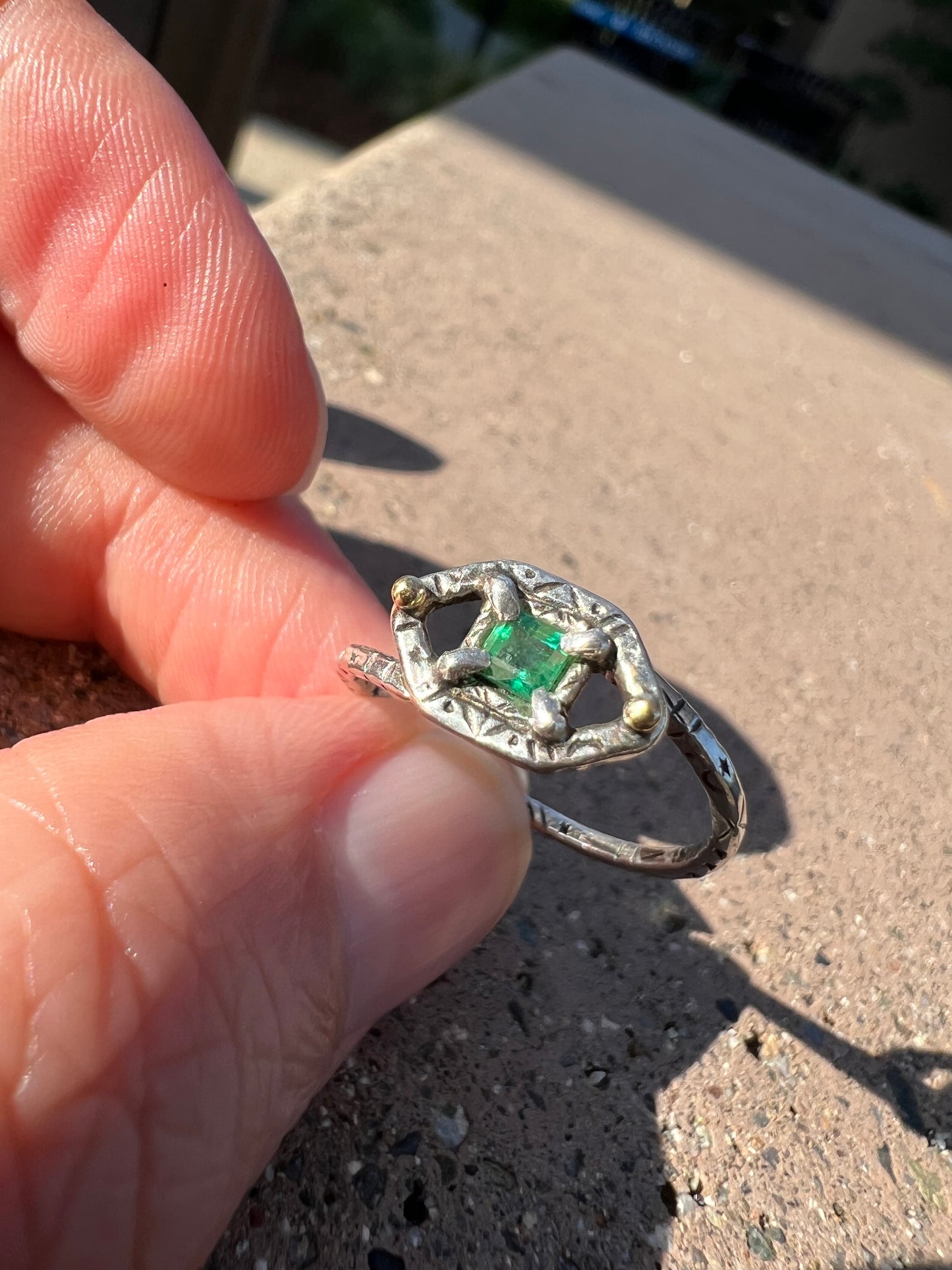Emerald Eye Ring