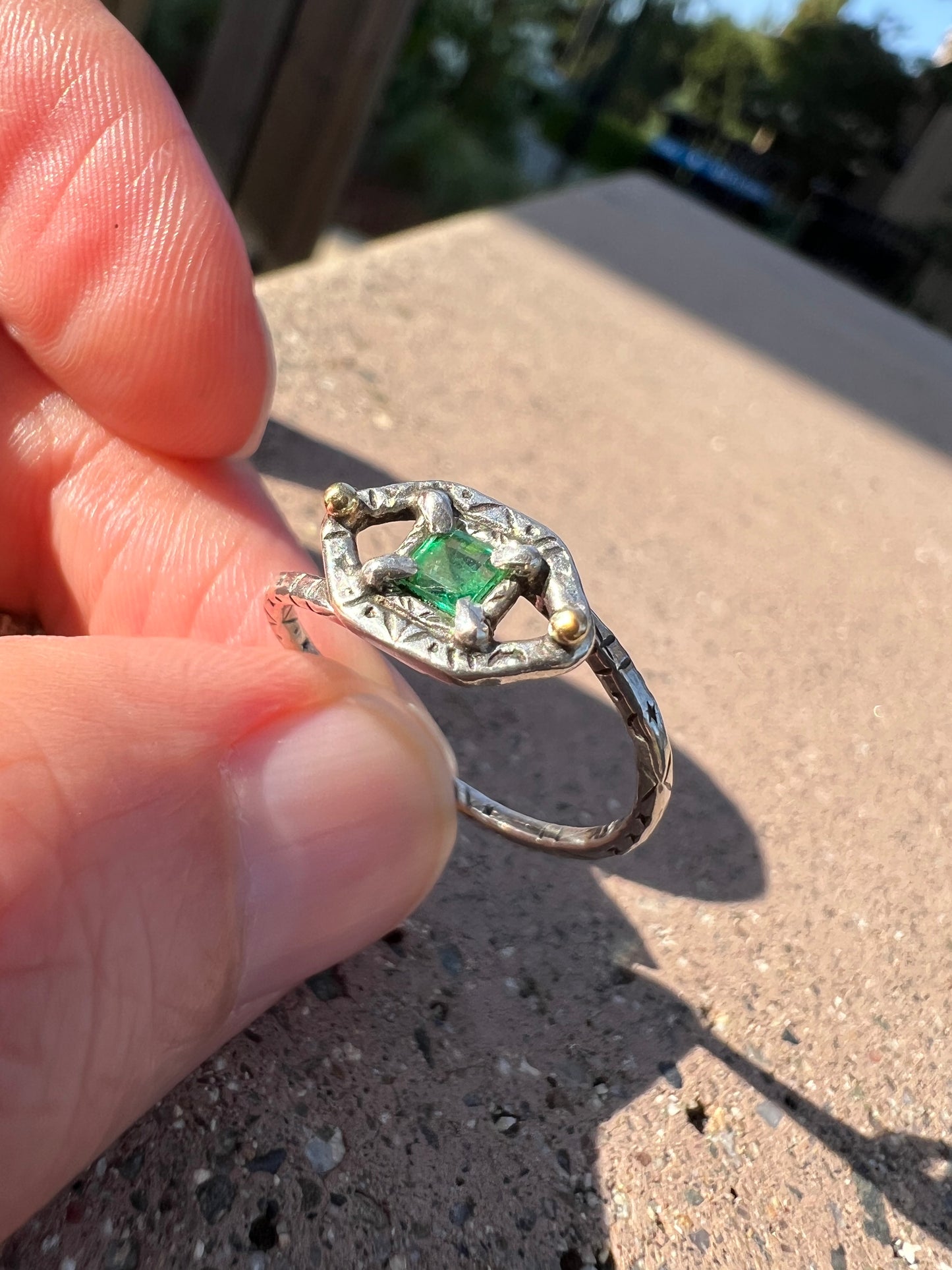 Emerald Eye Ring
