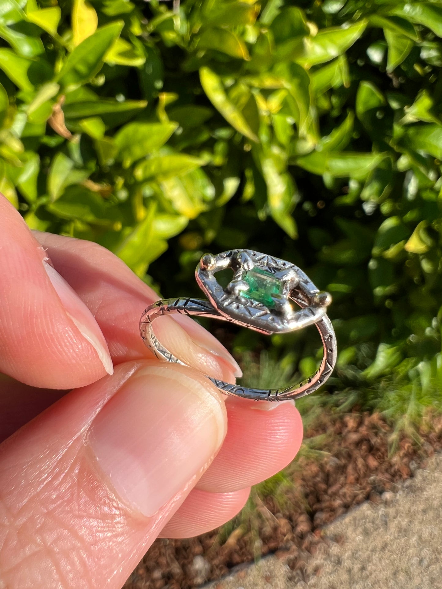 Emerald Eye Ring
