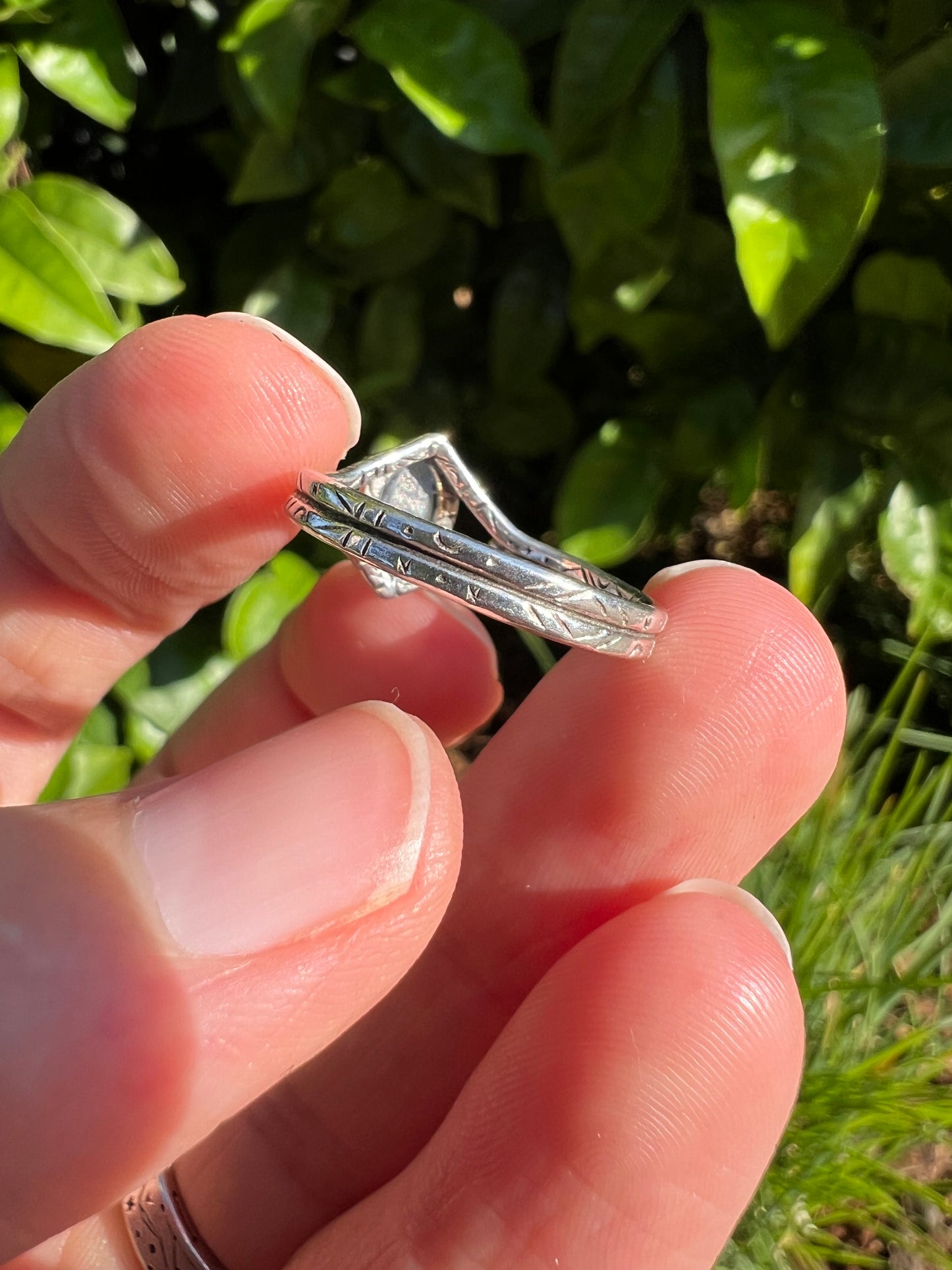 Blue Sapphire Crystal Ring