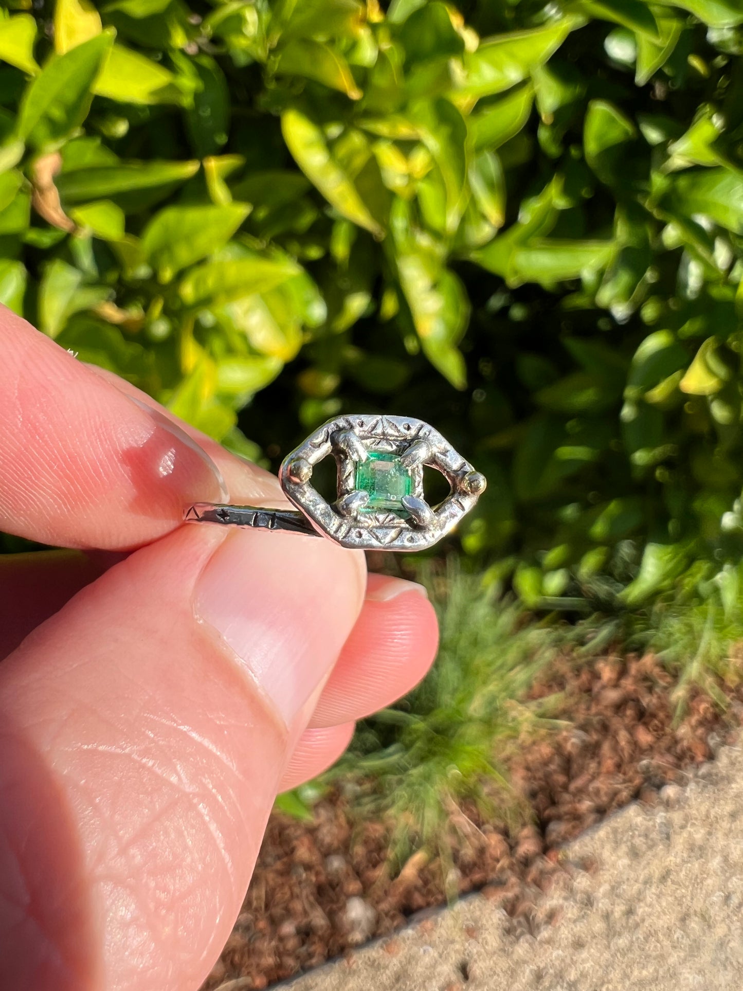 Emerald Eye Ring