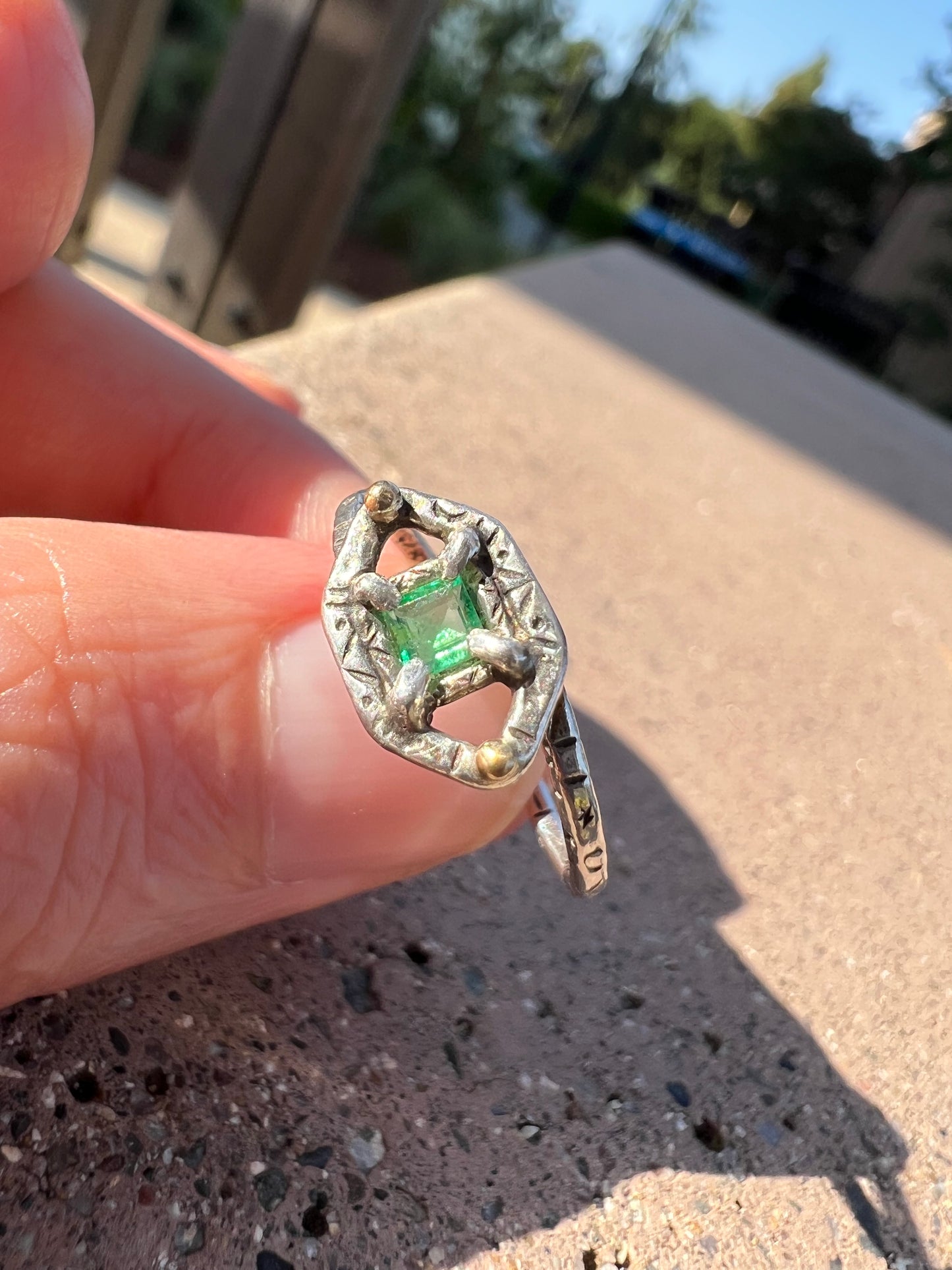 Emerald Eye Ring