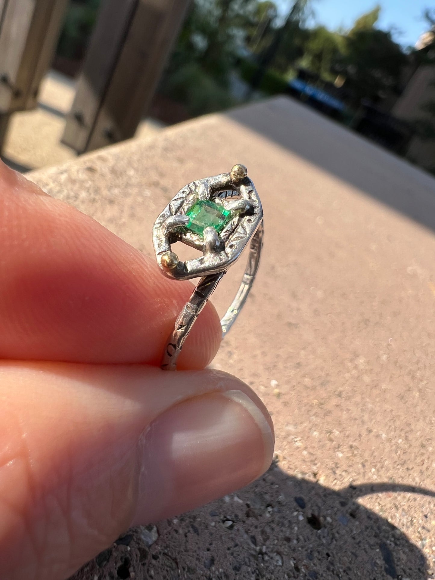 Emerald Eye Ring