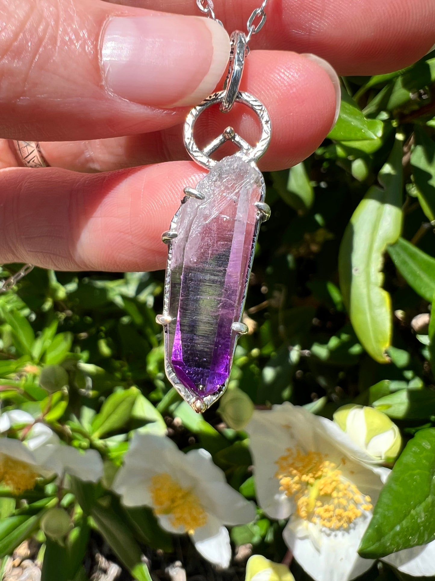 Amethyst Crystal Pendant